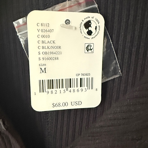 We The Free Black Button-Down Ribbed Top - Picture 4 of 4